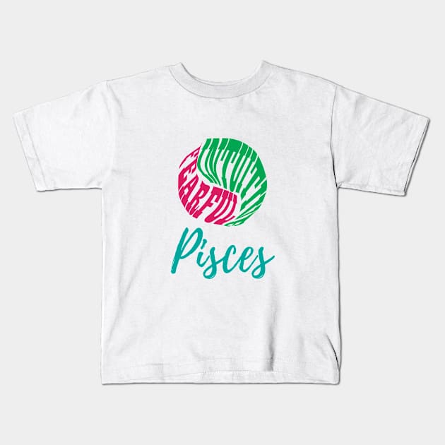 Pisces Kids T-Shirt by epoliveira